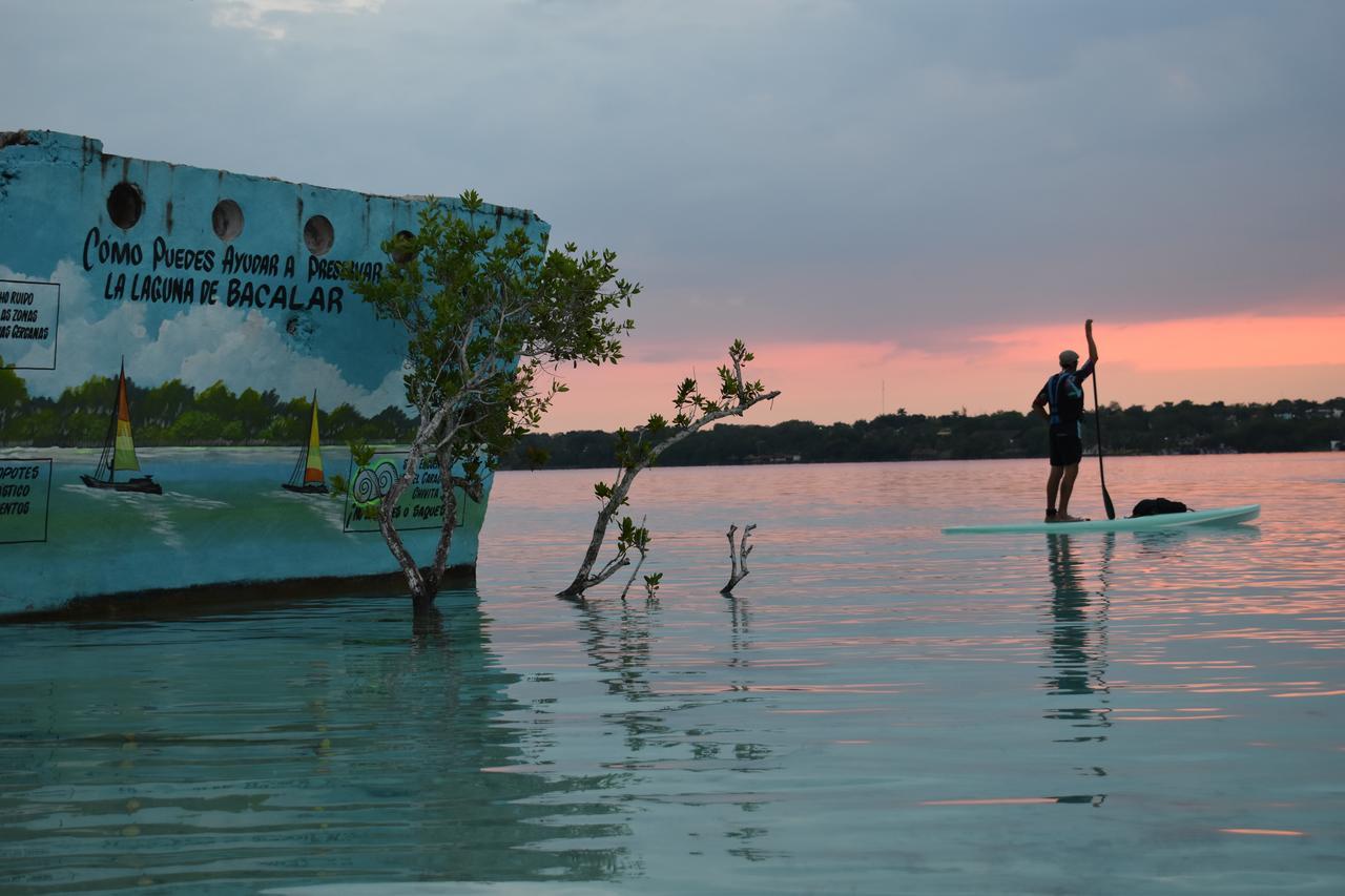 Casa Maya Blue Hotel Bacalar Eksteriør billede